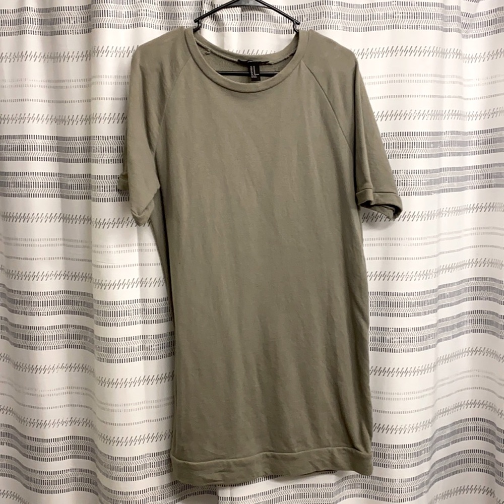 Army Green Tshirt Dress